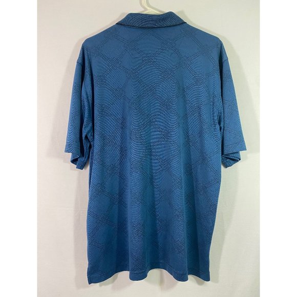 PGA Tour Golf Polo Shirt with Diamond Pattern - Picture 7 of 7